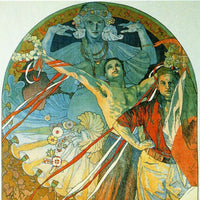 Alponse Mucha's 1912 "8th Sokol Festival" Painting