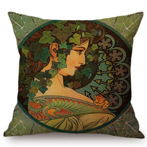 Absolutely Incredible Alphonse Mucha Pillow Covers