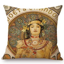 Load image into Gallery viewer, Absolutely Incredible Alphonse Mucha Pillow Covers