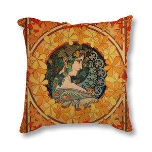 The Faces of Art Nouveau Pillow Covers
