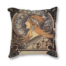 Load image into Gallery viewer, The Faces of Art Nouveau Pillow Covers